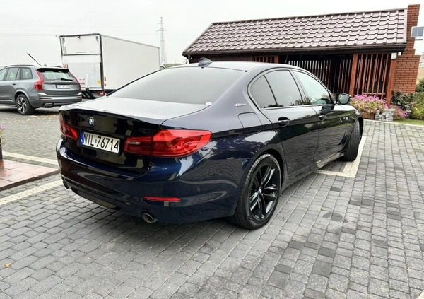 BMW Seria 5 cena 129150 przebieg: 122000, rok produkcji 2018 z Kisielice małe 742